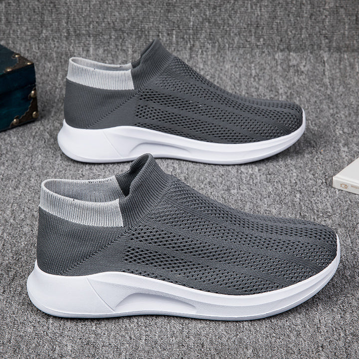 Herrer Åndbare Strik Slip-On Sneakers Stilla