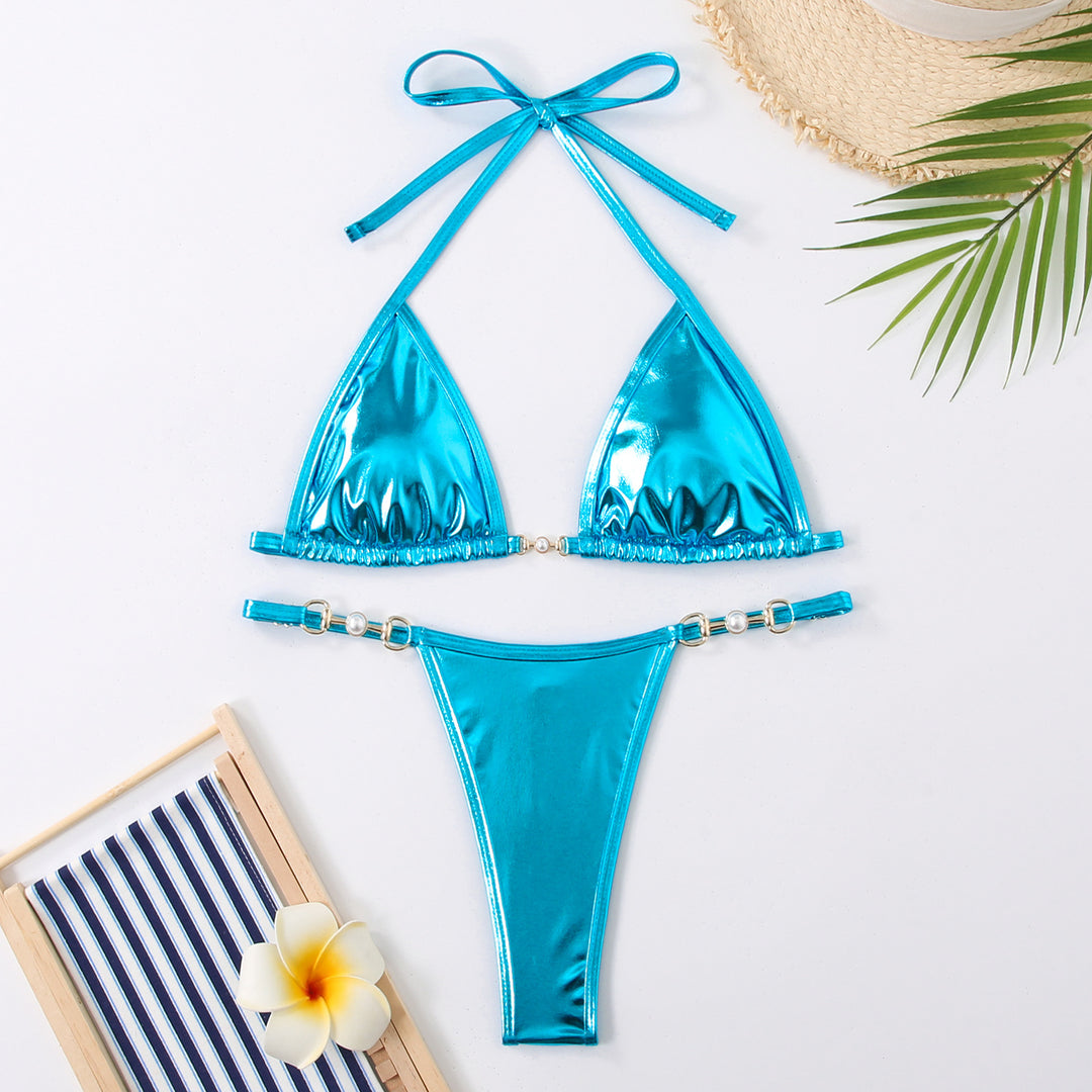 Dame luksus bikini-sæt med triangle-top og justerbare stropper Stilla