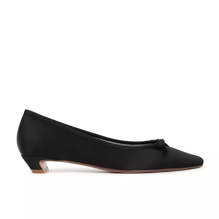 Dame Elegant Bue-Detalje Spidssko Stilla