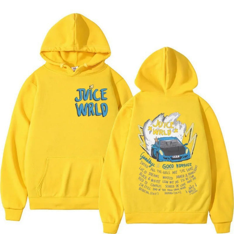 Kvinders hoodie med livligt graffiti-design og behagelig pasform Skovae