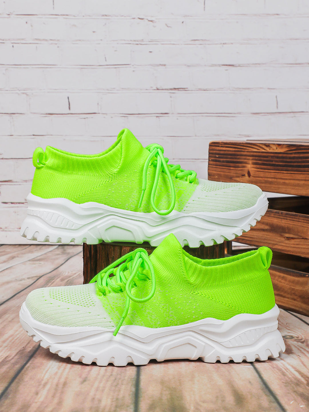 Dame Åndbare Sneakers med skridsikker sål og høj skaft Stilla
