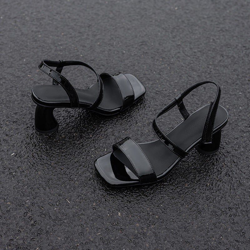 Femme Stilfulde Strappy Blokhæl Sandaler Stilla