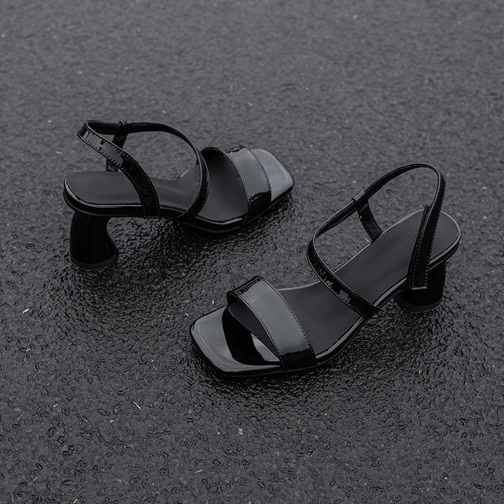Femme Stilfulde Strappy Blokhæl Sandaler Stilla