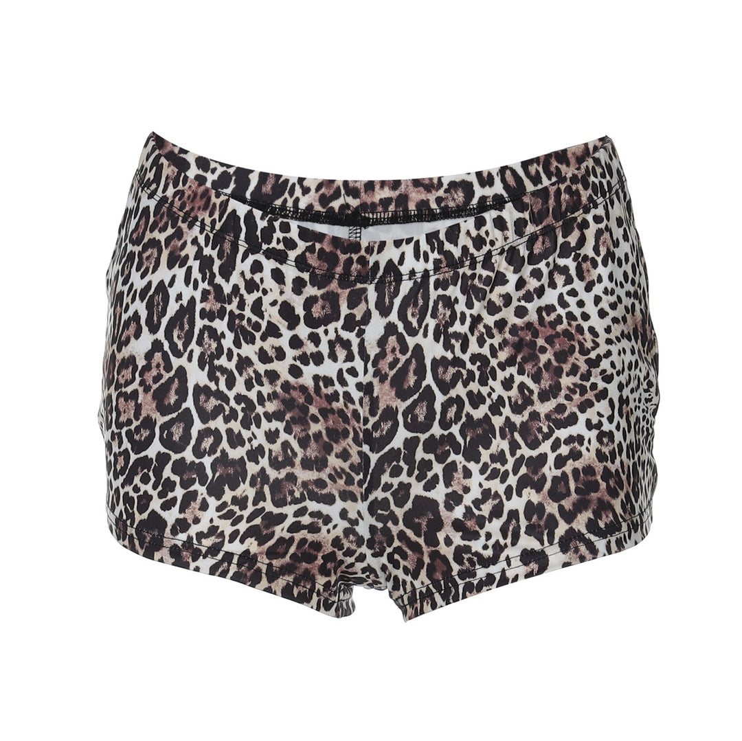 Damer Sportliche Shorts i spændende Leo-print Stilla