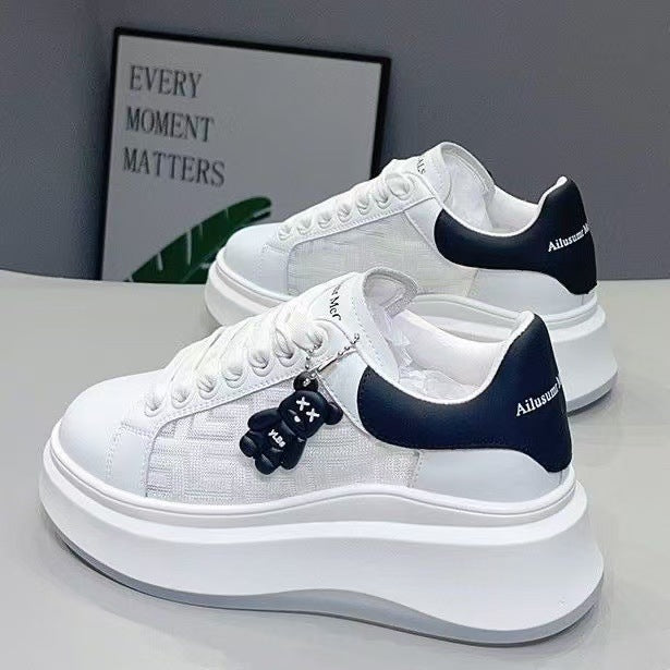 Dame Fashion Sneakers med højt plateau og modige detaljer Stilla
