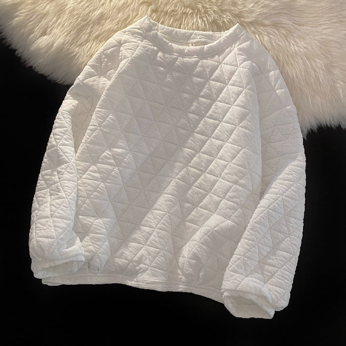 Femme quiltet komfort sweatshirt Stilla