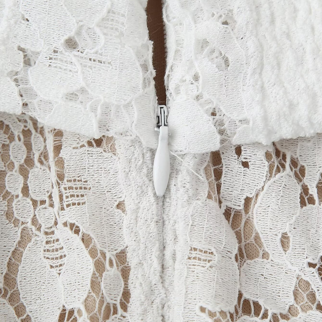 Dame Off-Shoulder Spidsbluse med klokkeærmer Stilla