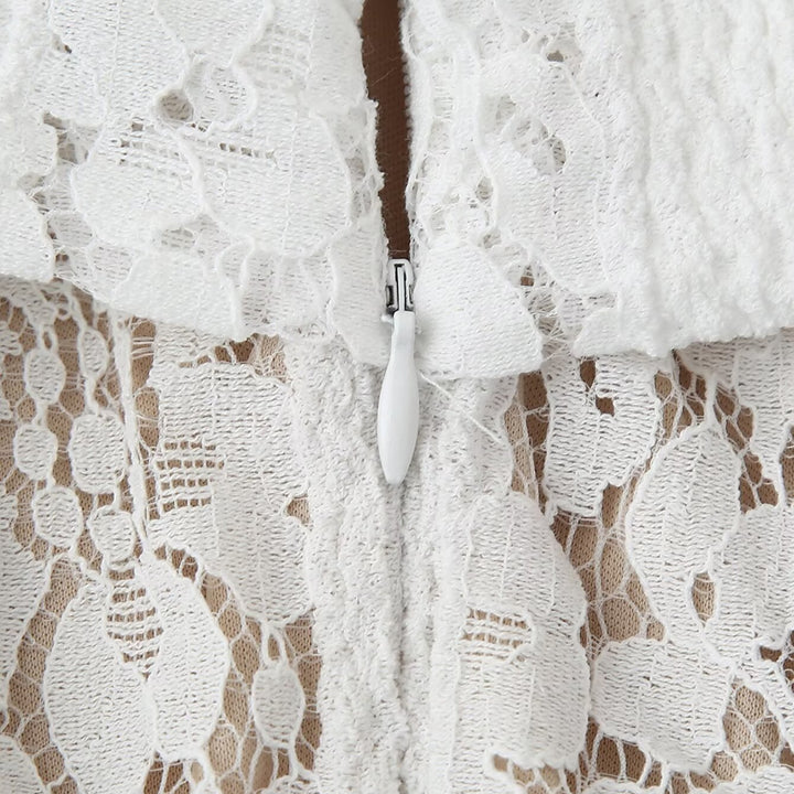 Dame Off-Shoulder Spidsbluse med klokkeærmer Stilla