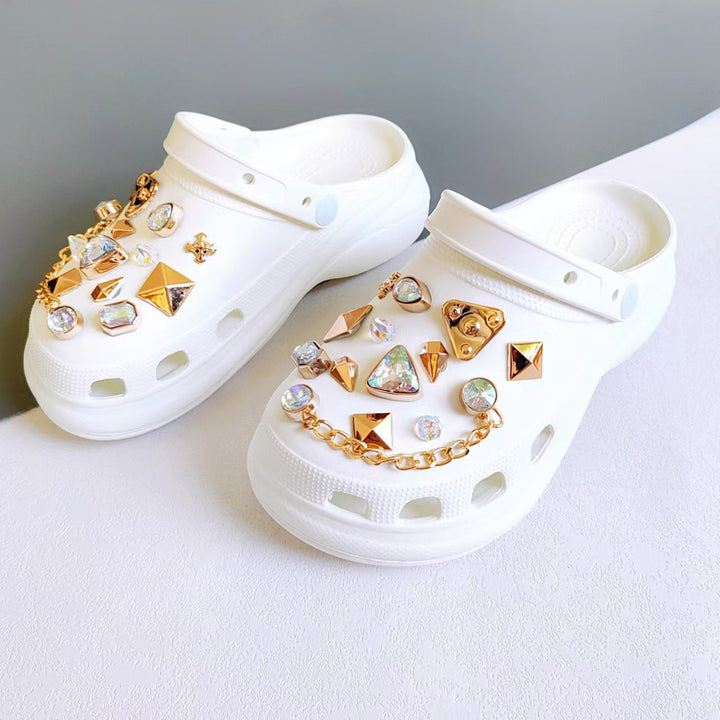 Dame Trendy og komfortable Clogs med smukke rhinsten Stilla