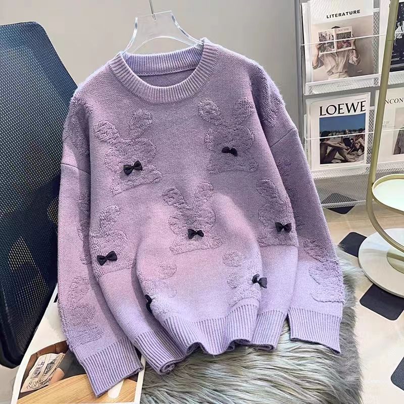 Damer hyggelig sweater med legende dyre applikationer Stilla