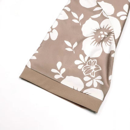 Femme Floral Print Lounge Sæt Stilla