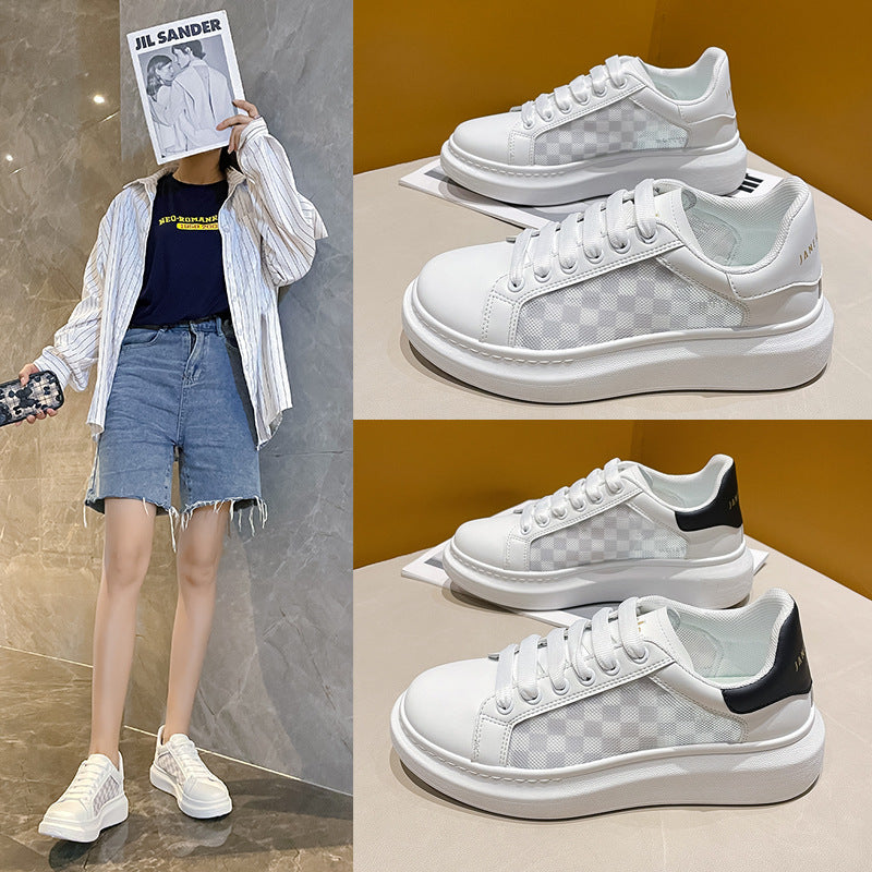 Dame Sneakers med åndbar netstruktur og stilfuldt design Stilla