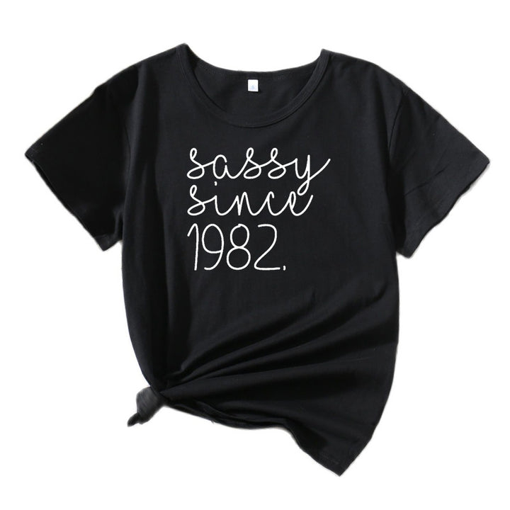 Dame Sassy Statement Grafik T-Shirt Stilla