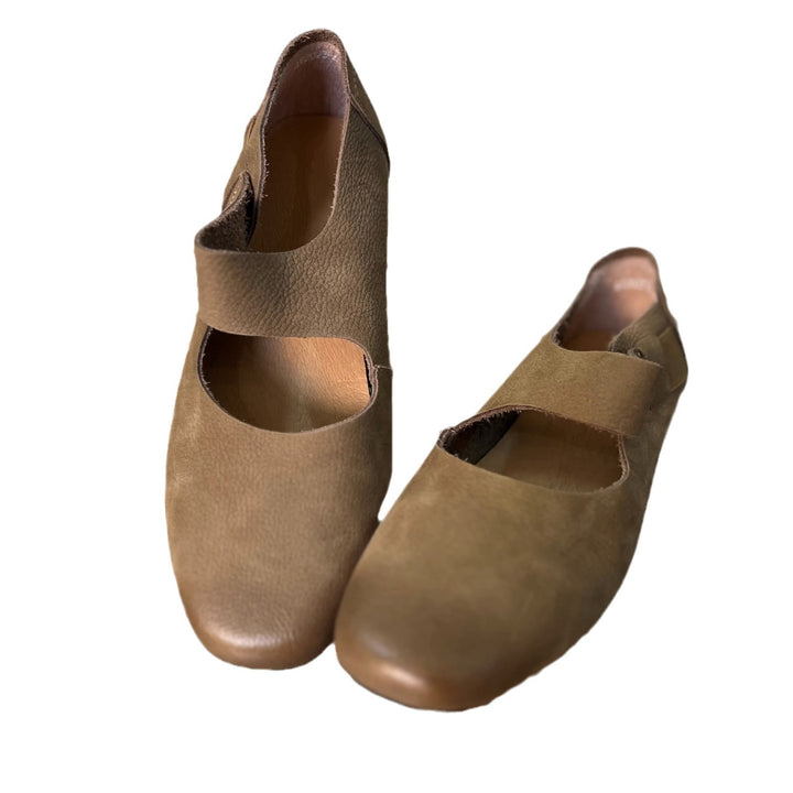 Dame Stilfulde Mary Jane Ballerinas med unikt udskæringsdesign Stilla