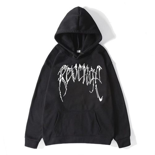 Dame hoodie med unik grafisk tekst Skovae