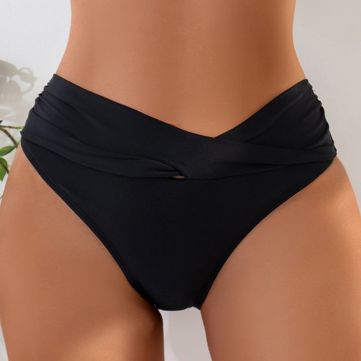 Damer Højskåret Bikiniunderdel med Wrap Effekt Stilla