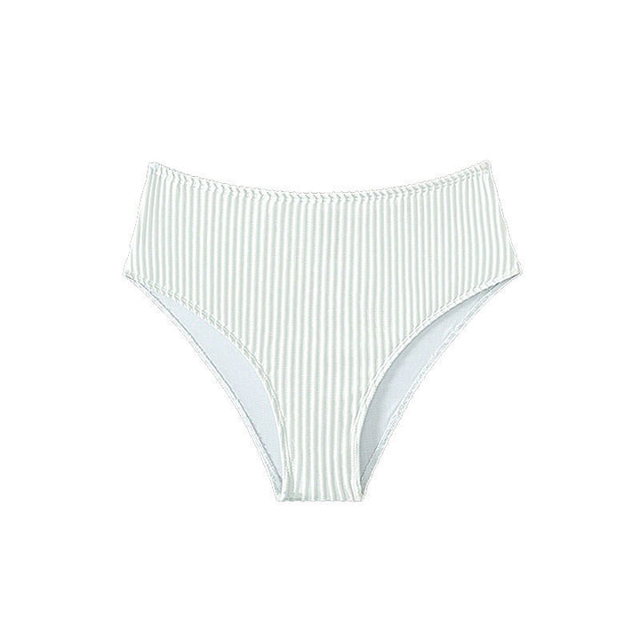 Dame Højtaljede Bikini-bund med fashionable stribemønster Stilla