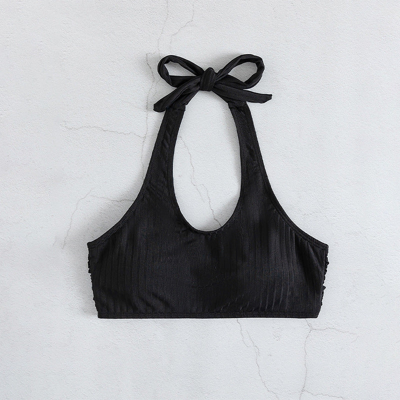 Dame Rib-Haltertop Stilla