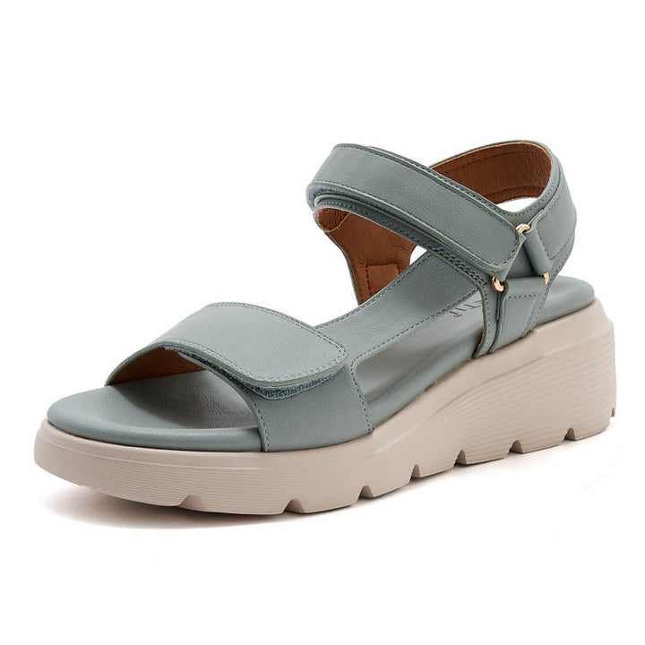 Dame Plateau-sandaler med justerbare remme og stødabsorberende sål Stilla