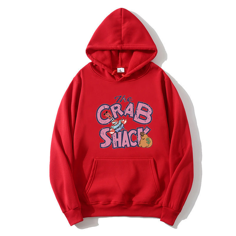 Kvinder hoodie med kreativ krabbe motiv Skovae