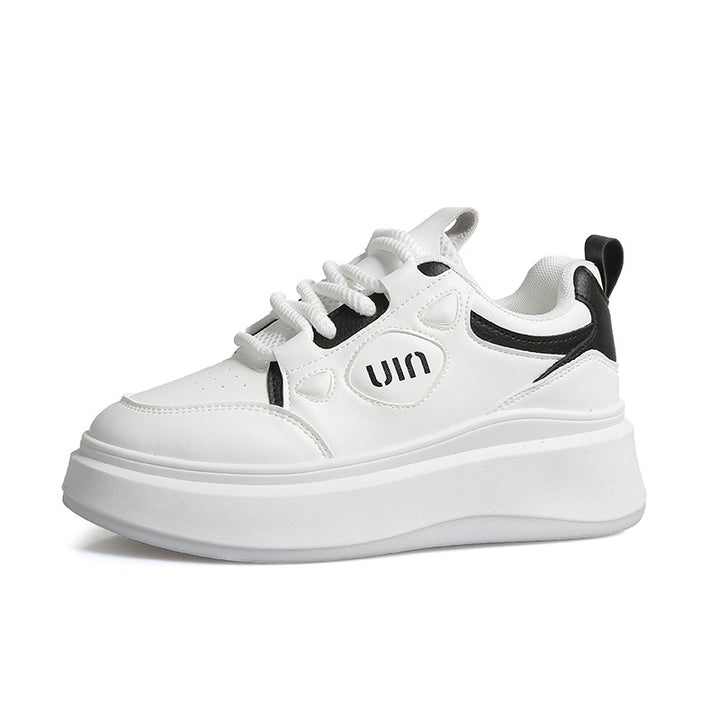Dame sneakers med tykk platform og åndbart overmateriale Stilla
