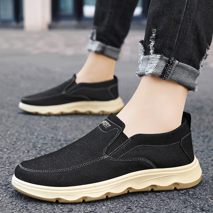 Femme Slip-On Fritid Sneakers med fleksibel sål Stilla