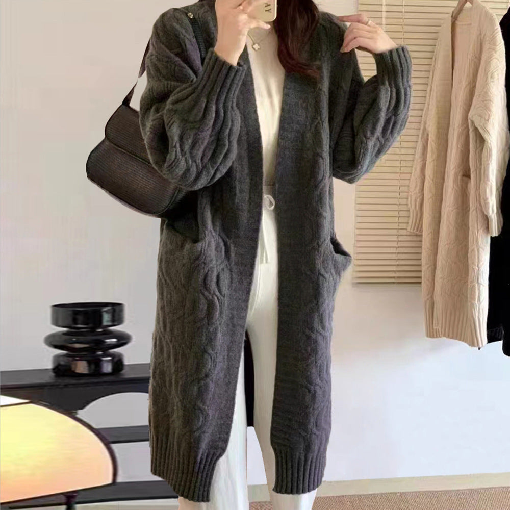 Damer chunky strik cardigan Stilla