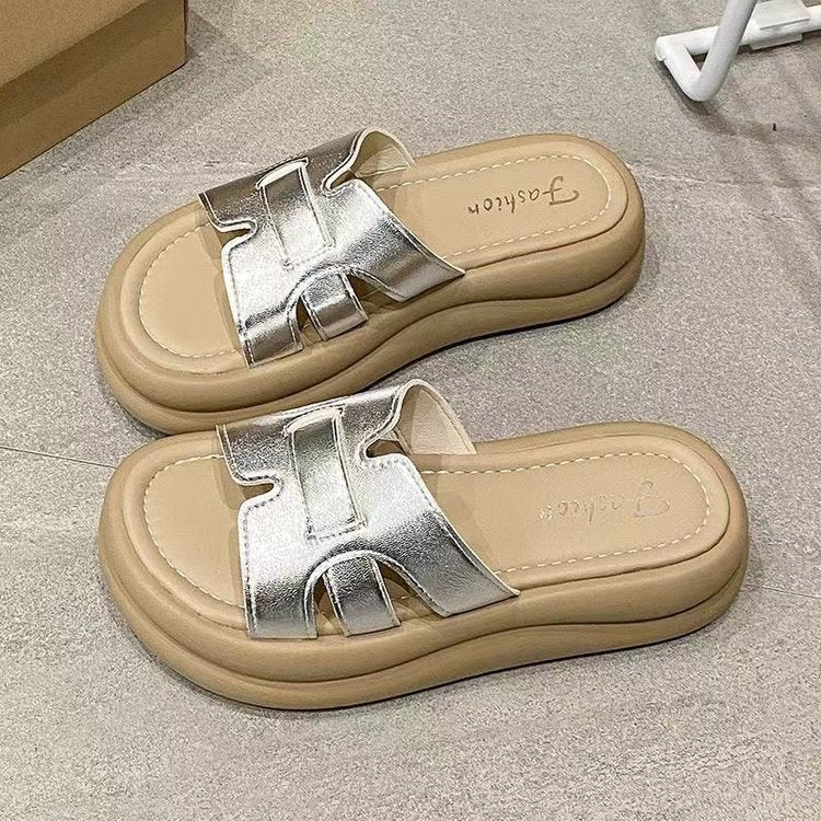 Dame komfort-sandaler med moderne knude-design og ergonomisk dæmpning Stilla