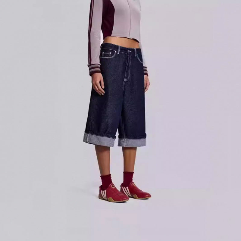 Dame Relaxed Fit Denim Culottes Stilla