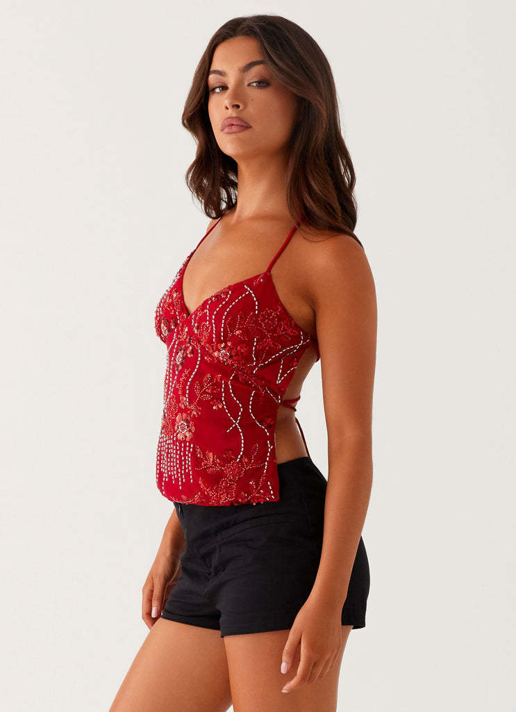 Femme Perler Haltertop Stilla