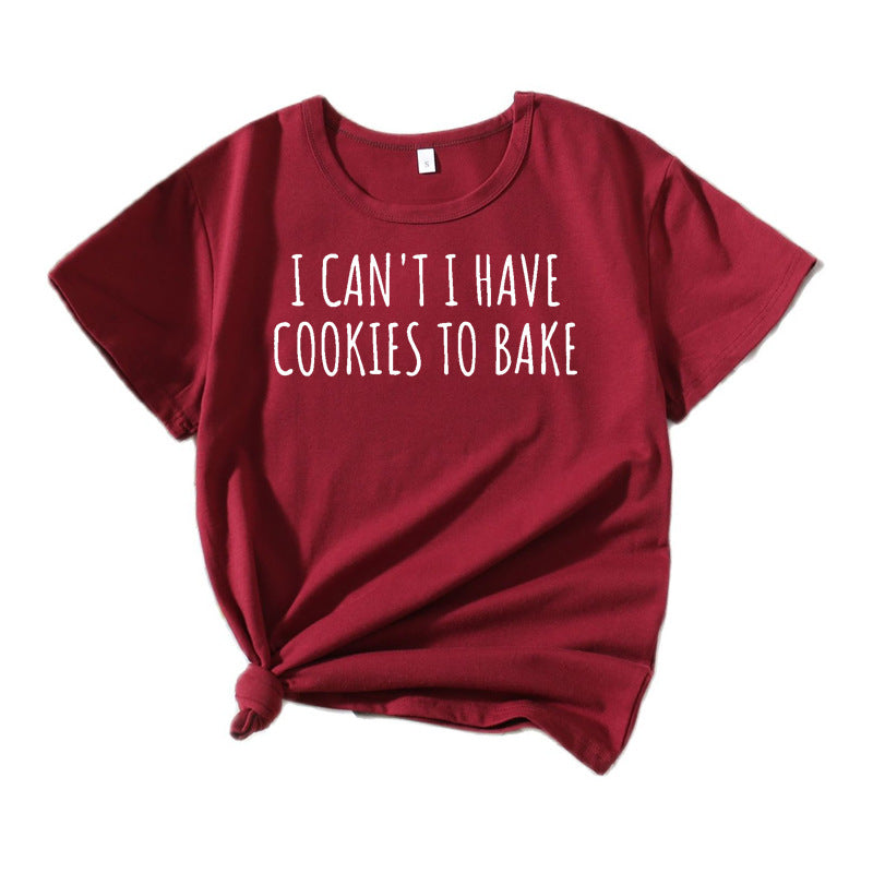 Kvinder Sjovt Bagning Citat T-Shirt Stilla