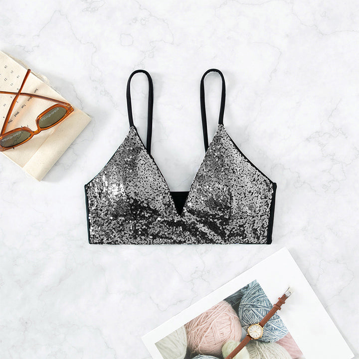 Damer Paillet Triangle Bralette Stilla