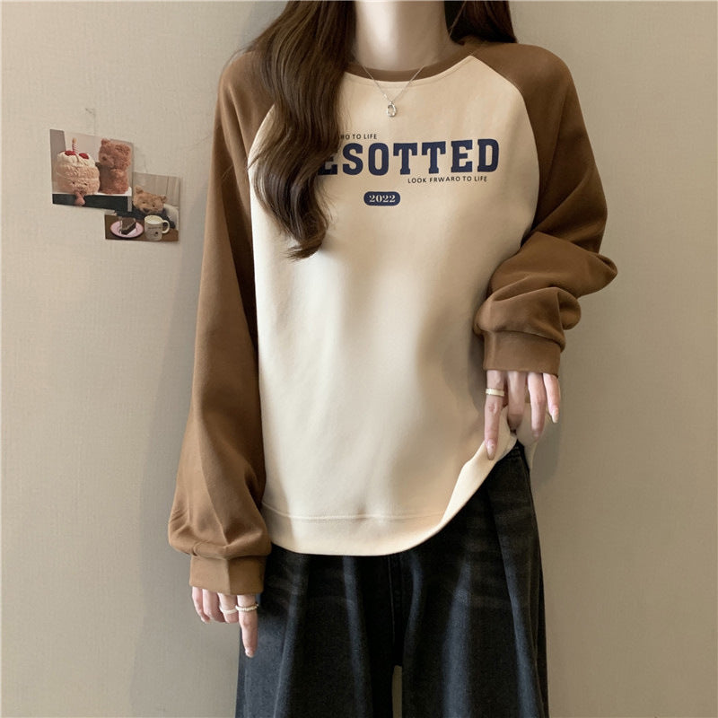 Dame Casual Grafik Sweatshirt Stilla