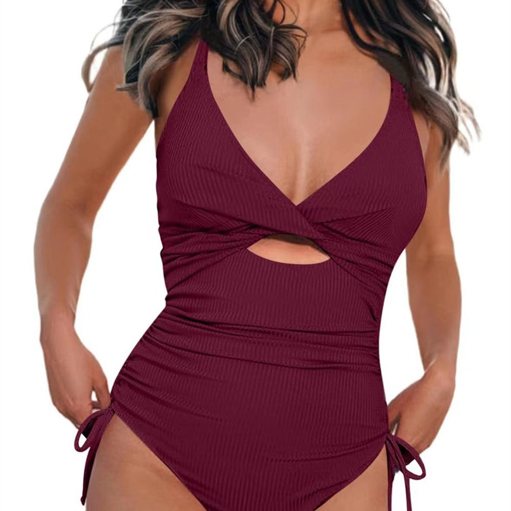 Femme Cut-Out Ribbensbadedragt Stilla