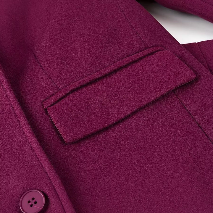 Kvindernes elegante trenchcoat med dobbeltknapdesign Stilla