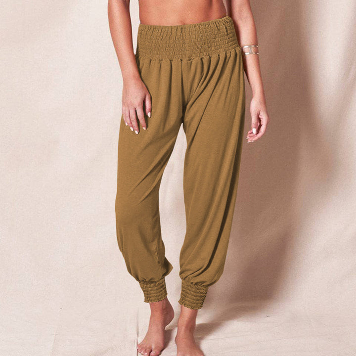 Dame luftig fritidsshorts med elastisk talje og smal kant Stilla