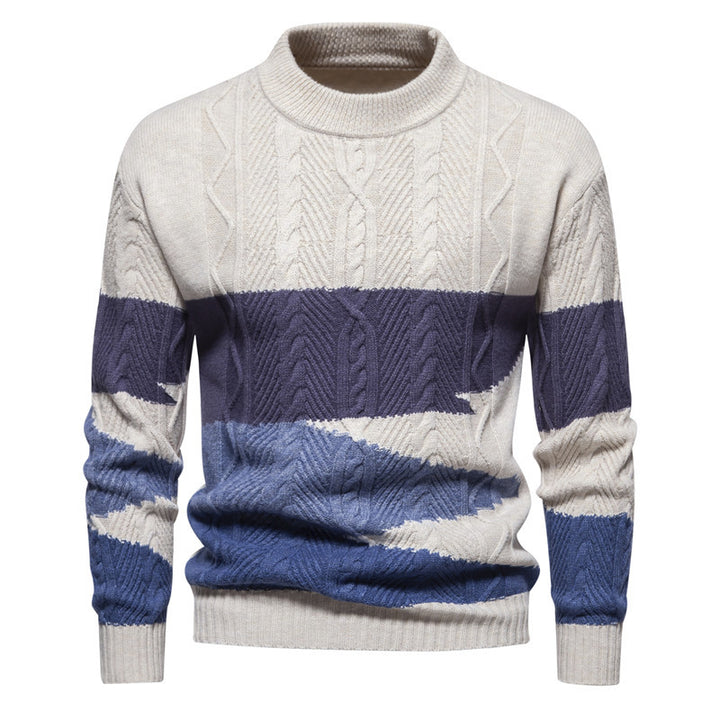 Herrer Stilfuld Groft Kabelstrikpullover Stilla