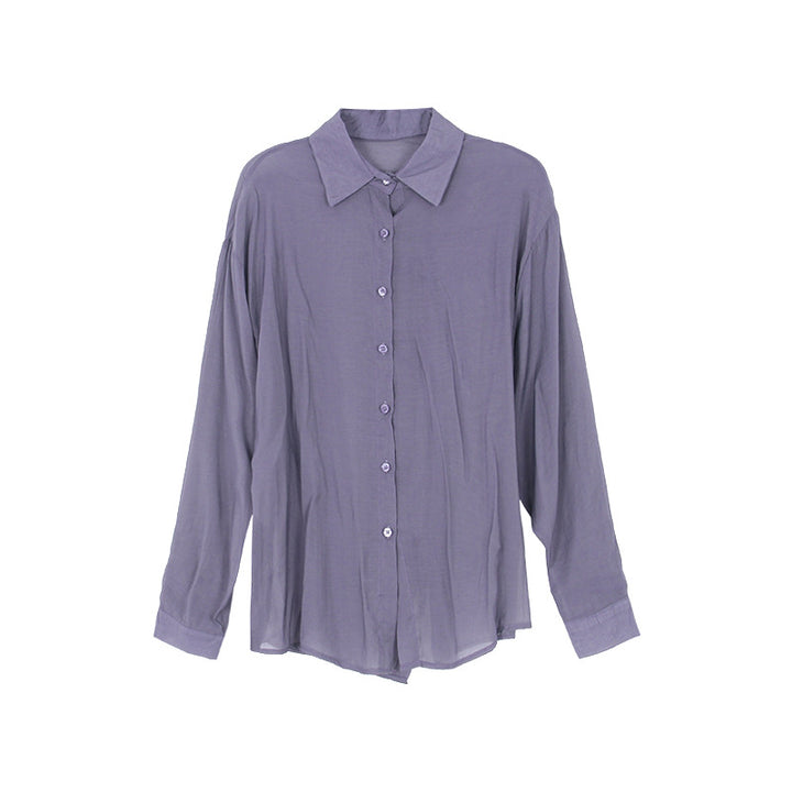 Dame afslappet overshirt lavet af let, åndbart materiale med afslappet snit Stilla