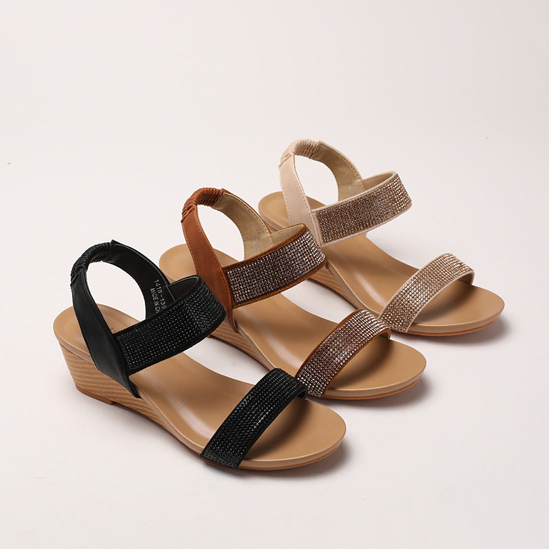 Dame Komfortable Wedge Sandaler Stilla