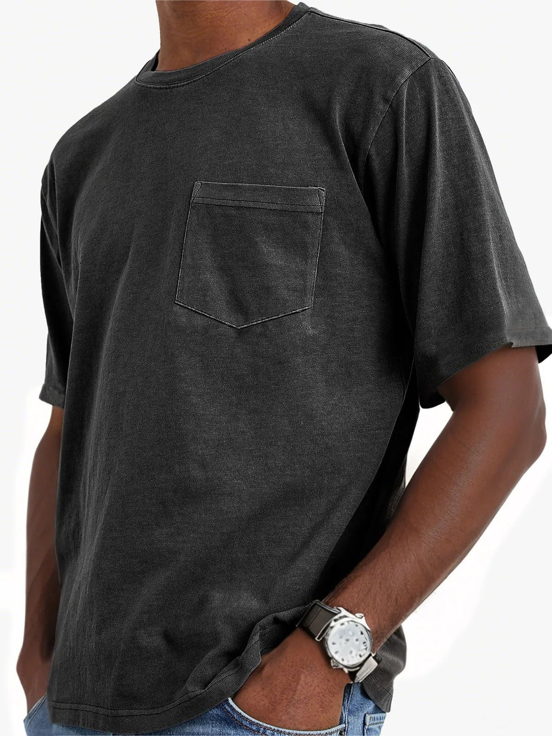Herre Fritid Pocket T-Shirt Stilla