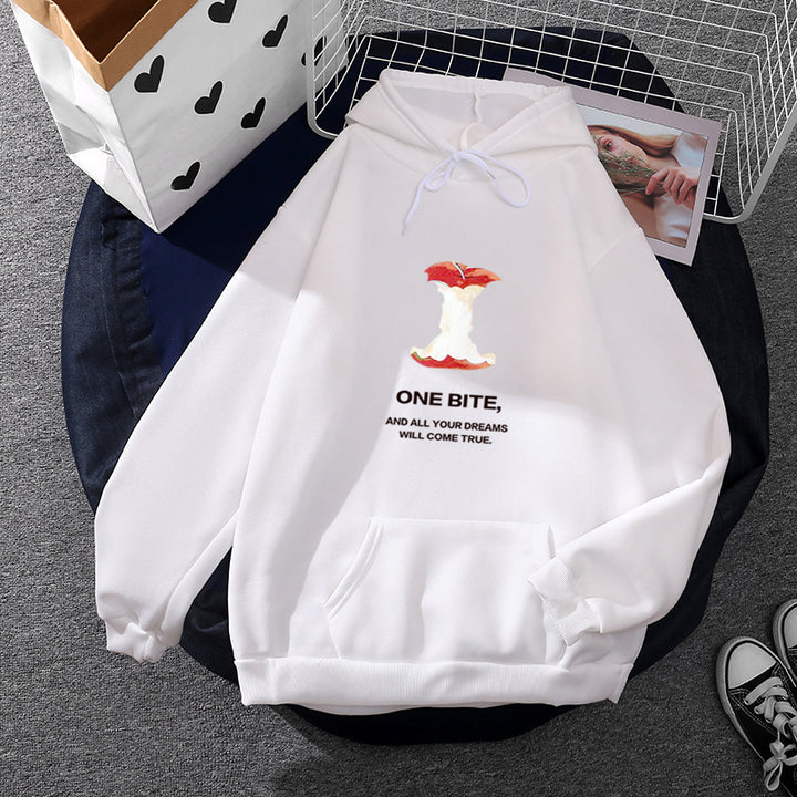 Kvinder hoodie med frugtig vandmelon motiv Stilla