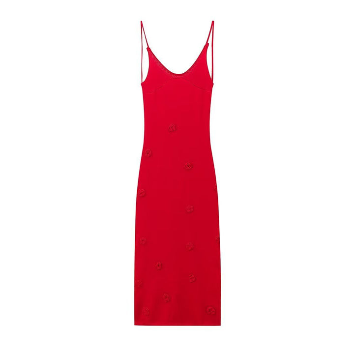 Femme Floral Bestiklet Maxikjole Stilla