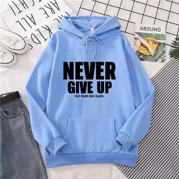 Kvindernes hoodie med motiverende skrifttype Skovae 1772613019