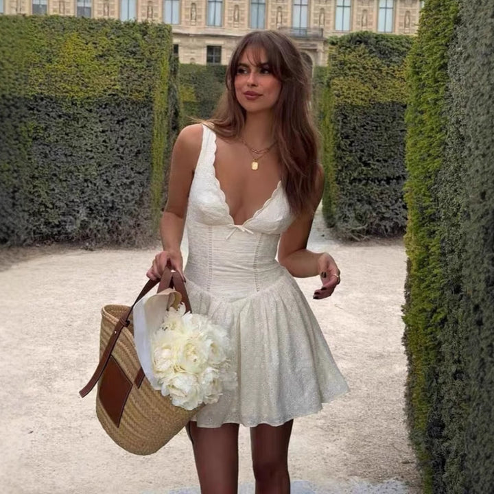 Femme Eyelet Sommerkjole Stilla