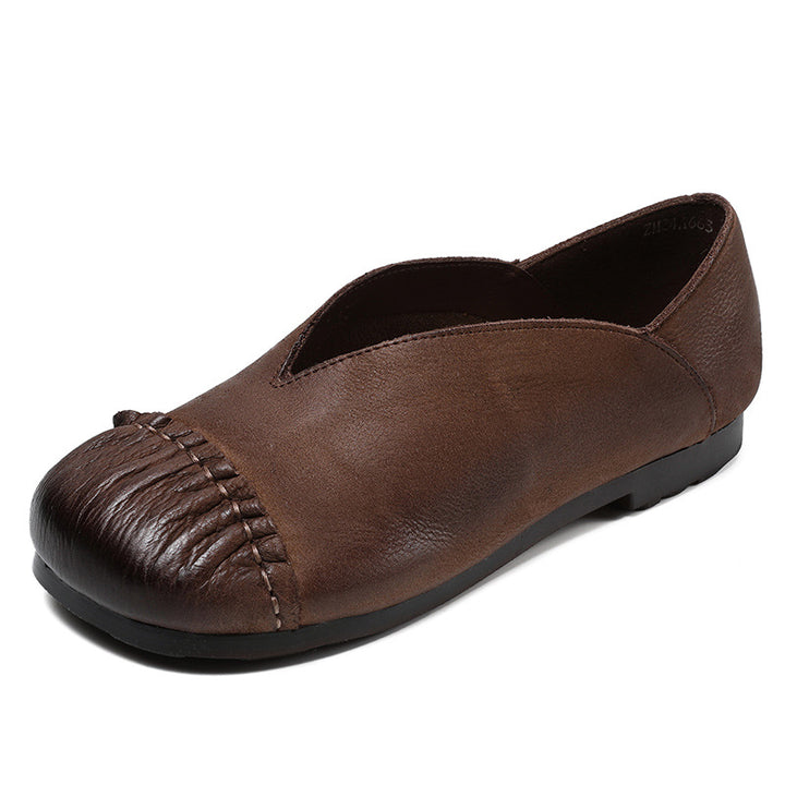 Dame stilfulde Slippers med unikt foldet design Stilla