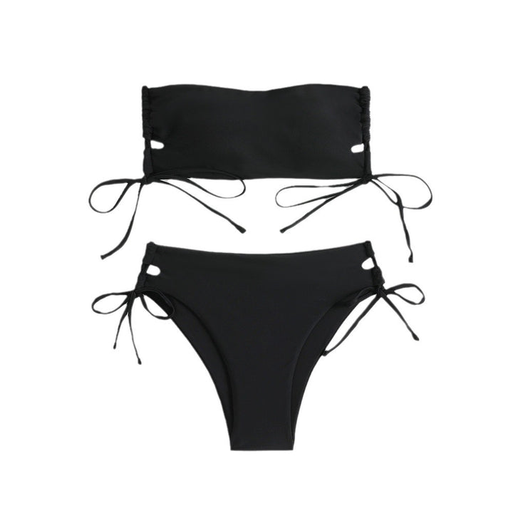 Dame Bandeau Stil Justerbar Bikini Sæt Stilla