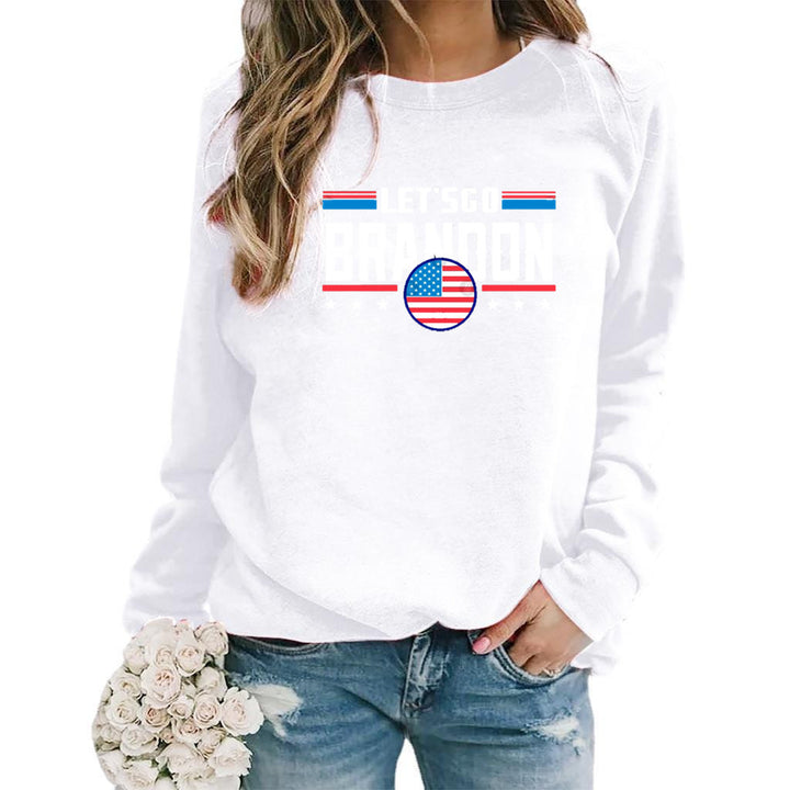 Kvindesweatshirt med moderne statementsdesign Stilla