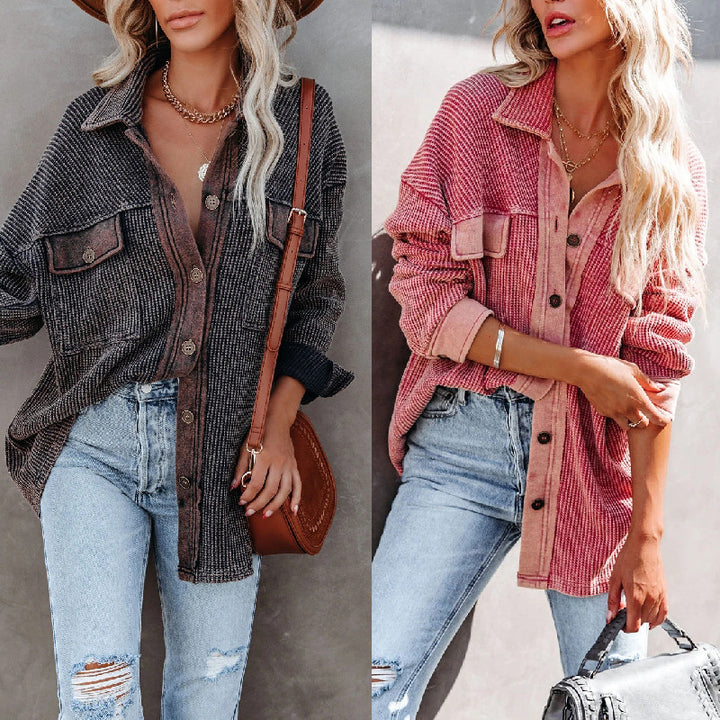 Dame Oversized Rutejakke Stilla