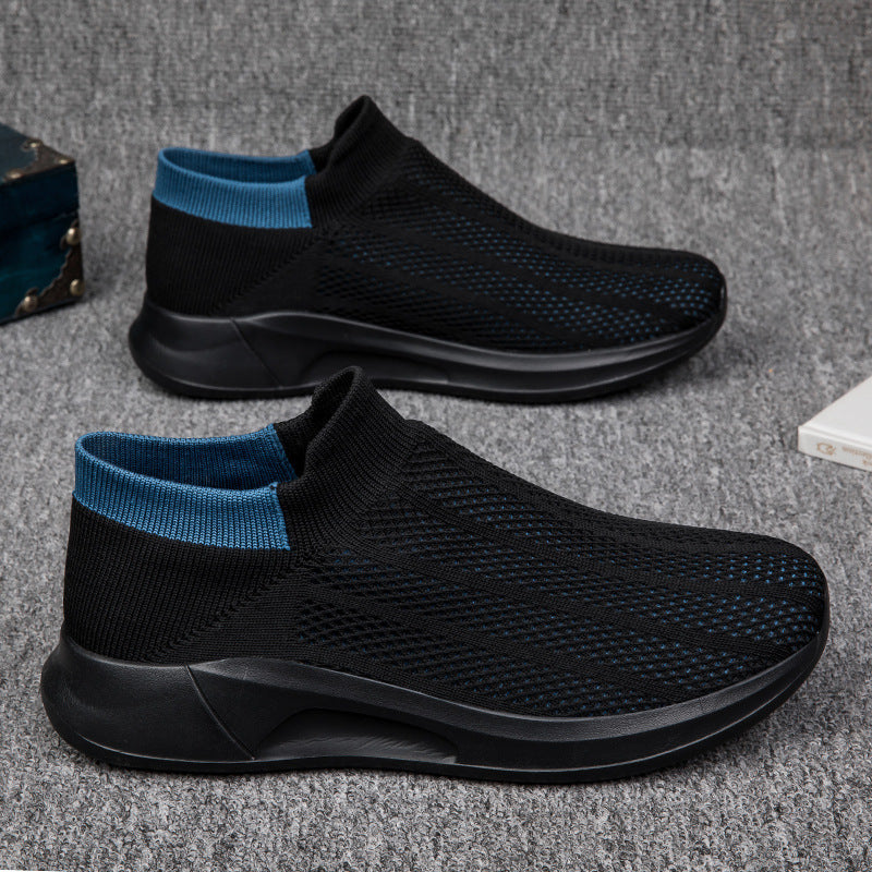 Herrer Åndbare Strik Slip-On Sneakers Stilla