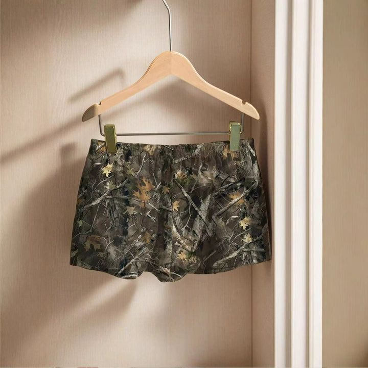 Dame fritidsshorts med camouflage mønster Stilla